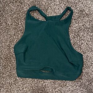 Abercrombie & Fitch Dark Green Sports Bra